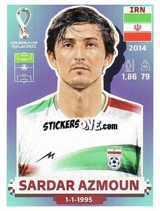 Figurina Sardar Azmoun - FIFA World Cup Qatar 2022. US Edition - Panini