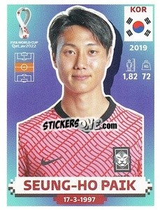 Figurina Seung-ho Paik - FIFA World Cup Qatar 2022. US Edition - Panini