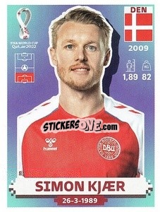 Sticker Simon Kjær - FIFA World Cup Qatar 2022. US Edition - Panini