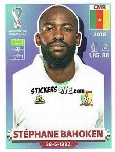 Sticker Stéphane Bahoken - FIFA World Cup Qatar 2022. US Edition - Panini