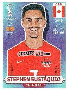 Sticker Stephen Eustáquio - FIFA World Cup Qatar 2022. US Edition - Panini