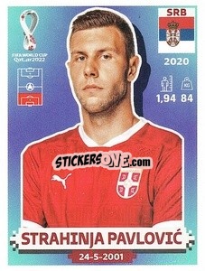 Sticker Strahinja Pavlović - FIFA World Cup Qatar 2022. US Edition - Panini