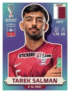 Figurina Tarek Salman - FIFA World Cup Qatar 2022. US Edition - Panini
