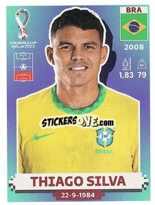 Figurina Thiago Silva - FIFA World Cup Qatar 2022. US Edition - Panini
