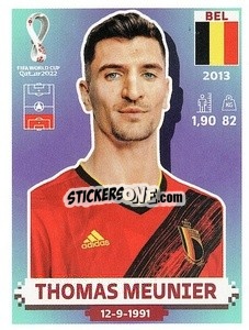 Sticker Thomas Meunier - FIFA World Cup Qatar 2022. US Edition - Panini