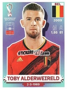 Figurina Toby Alderweireld - FIFA World Cup Qatar 2022. US Edition - Panini