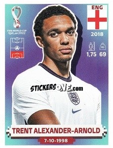 Sticker Trent Alexander-Arnold - FIFA World Cup Qatar 2022. US Edition - Panini