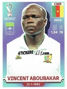 Sticker Vincent Aboubakar - FIFA World Cup Qatar 2022. US Edition - Panini