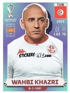 Sticker Wahbi Khazri - FIFA World Cup Qatar 2022. US Edition - Panini