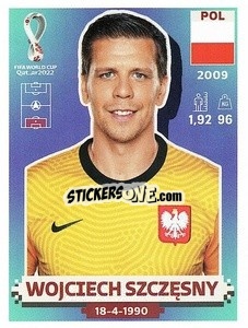 Sticker Wojciech Szczęsny - FIFA World Cup Qatar 2022. US Edition - Panini