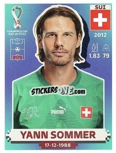 Sticker Yann Sommer - FIFA World Cup Qatar 2022. US Edition - Panini