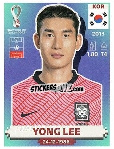 Sticker Yong Lee - FIFA World Cup Qatar 2022. US Edition - Panini