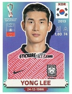 Figurina Yong Lee - FIFA World Cup Qatar 2022. US Edition - Panini