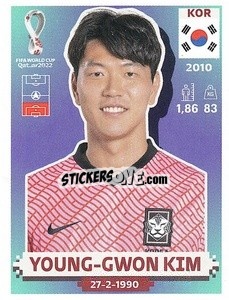 Cromo Young-gwon Kim - FIFA World Cup Qatar 2022. US Edition - Panini