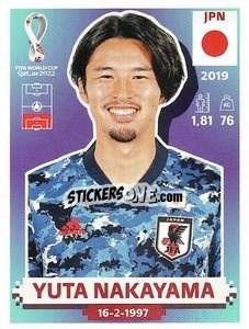 Sticker Yuta Nakayama - FIFA World Cup Qatar 2022. US Edition - Panini