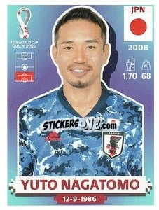 Sticker Yuto Nagatomo - FIFA World Cup Qatar 2022. US Edition - Panini