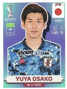 Sticker Yuya Osako - FIFA World Cup Qatar 2022. US Edition - Panini