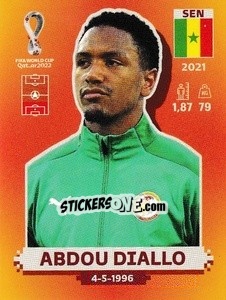 Sticker Abdou Diallo - FIFA World Cup Qatar 2022. International Edition - Panini