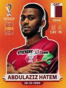 Figurina Abdulaziz Hatem - FIFA World Cup Qatar 2022. International Edition - Panini