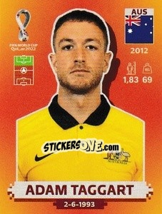 Sticker Adam Taggart - FIFA World Cup Qatar 2022. International Edition - Panini