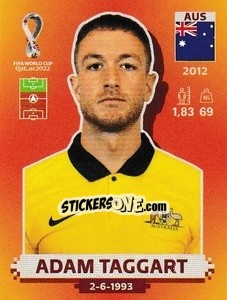 Figurina Adam Taggart - FIFA World Cup Qatar 2022. International Edition - Panini