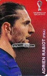 Sticker Adrien Rabiot (France) - FIFA World Cup Qatar 2022. International Edition - Panini