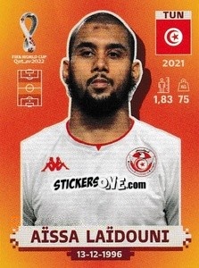 Cromo Aïssa Laïdouni - FIFA World Cup Qatar 2022. International Edition - Panini