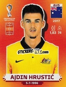 Cromo Ajdin Hrustić - FIFA World Cup Qatar 2022. International Edition - Panini