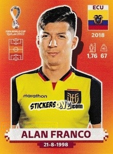 Sticker Alan Franco - FIFA World Cup Qatar 2022. International Edition - Panini