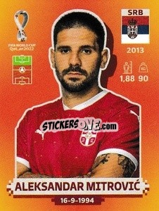 Sticker Aleksandar Mitrović - FIFA World Cup Qatar 2022. International Edition - Panini