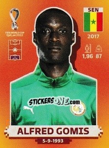 Sticker Alfred Gomis - FIFA World Cup Qatar 2022. International Edition - Panini