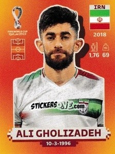 Cromo Ali Gholizadeh - FIFA World Cup Qatar 2022. International Edition - Panini