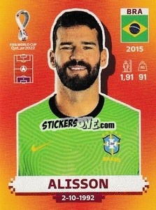 Sticker Alisson - FIFA World Cup Qatar 2022. International Edition - Panini