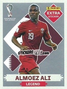 Sticker Almoez Ali (Qatar) - FIFA World Cup Qatar 2022. International Edition - Panini