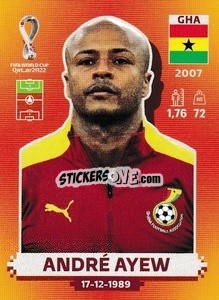 Sticker André Ayew - FIFA World Cup Qatar 2022. International Edition - Panini
