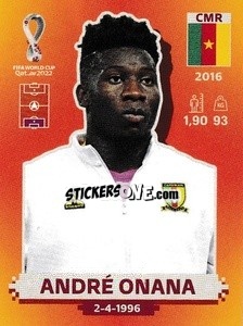 Figurina André Onana - FIFA World Cup Qatar 2022. International Edition - Panini