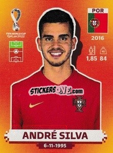 Sticker André Silva - FIFA World Cup Qatar 2022. International Edition - Panini