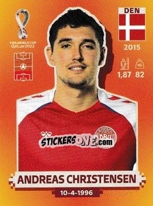 Sticker Andreas Christensen - FIFA World Cup Qatar 2022. International Edition - Panini