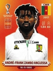 Sticker André-Frank Zambo Anguissa - FIFA World Cup Qatar 2022. International Edition - Panini