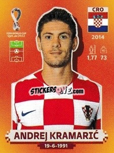 Sticker Andrej Kramarić - FIFA World Cup Qatar 2022. International Edition - Panini