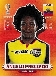 Sticker Ángelo Preciado - FIFA World Cup Qatar 2022. International Edition - Panini