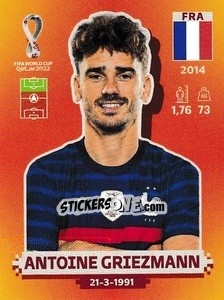 Sticker Antoine Griezmann - FIFA World Cup Qatar 2022. International Edition - Panini