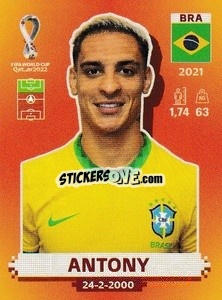 Figurina Antony - FIFA World Cup Qatar 2022. International Edition - Panini