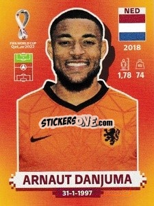 Sticker Arnaut Danjuma - FIFA World Cup Qatar 2022. International Edition - Panini
