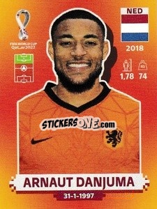 Cromo Arnaut Danjuma - FIFA World Cup Qatar 2022. International Edition - Panini