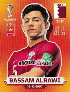 Cromo Bassam Alrawi - FIFA World Cup Qatar 2022. International Edition - Panini