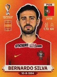 Cromo Bernardo Silva - FIFA World Cup Qatar 2022. International Edition - Panini