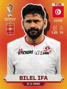 Sticker Bilel Ifa - FIFA World Cup Qatar 2022. International Edition - Panini