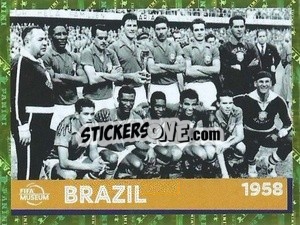 Sticker Brazil 1958 - FIFA World Cup Qatar 2022. International Edition - Panini