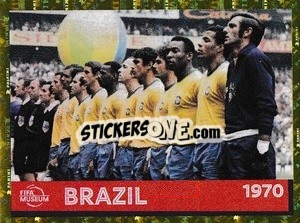Sticker Brazil 1970 - FIFA World Cup Qatar 2022. International Edition - Panini